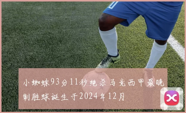 小蜘蛛93分11秒绝杀马竞西甲最晚制胜球诞生于2024年12月